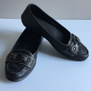 FINAL SALE!! Merona black leather loafers